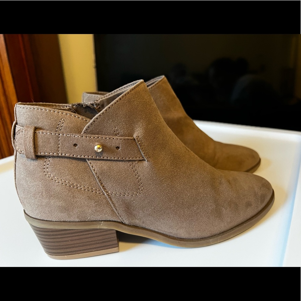 *Old Navy* taupe suede booties - still a lot of life left! Worn once